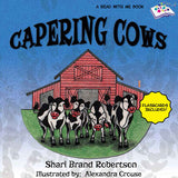 Image of Capering Cows children's book cover