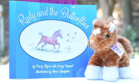 RUDY and the Butterflies:  BOOK AND PLAY PAL PLUSHIE COMBO